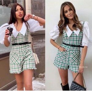 Zara Tweed Jumper Size Small